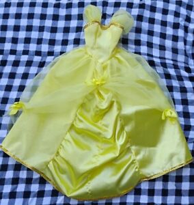 Simba Toys Beauty And The Beast Belle Yellow Dress Gown 90s Vintage 