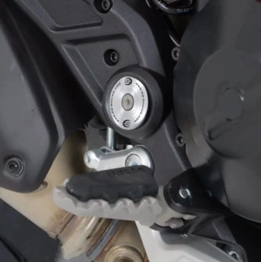 Enchufes de marco R&G plata aluminio (RHS) Ducati Hypermotard 939 2016 - 2018 Foto 1 de 1
