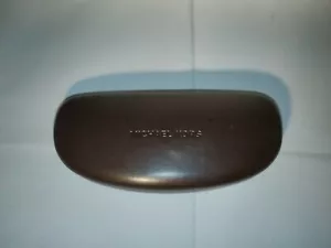 Michael Kors Brown Hard Clam Shell Sunglasses Eyeglass Case - Picture 1 of 6