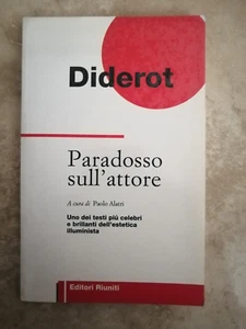 DIDEROT - PARADOSSO SULL'ATTORE A CURA DI ALATRI - ED: RIUNITI - ANNO: 1996 (JQ) - Foto 1 di 1