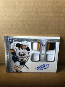 2013-14 Panini Titanium Rookie Four Star Mem Autographs Mikhail Grigorenko 3/10 - Picture 1 of 2