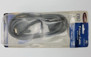 Belkin 6 Ft Parallel Printer Cable DB25 Male Centronics 36 PIN MALE Gray Bidirec - Picture 1 of 12