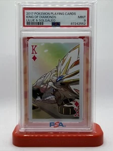 Tarjeta de juego Pokemon Lillie Solgaleo King Of Diamonds - PSA 9 - Lillie & Friends - Imagen 1 de 2