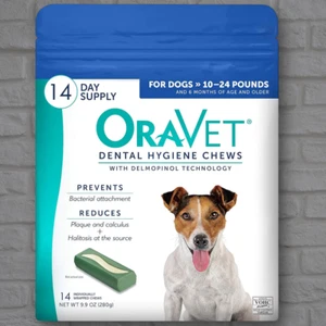 OraVet Dental Hygiene Chews for Small Dogs 10-24 lbs Dental Chews for Dogs - Picture 1 of 13
