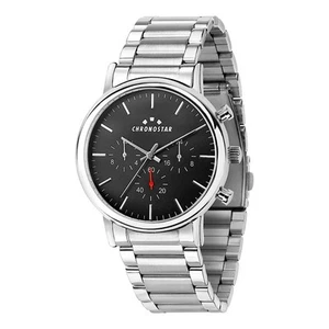 Reloj CHRONOSTAR Hombre Polaris Multifunción Acero / Negro - Imagen 1 de 3