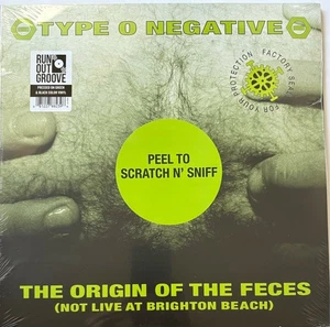 TYPE O NEGATIVE - Origin Of The Feces VINYL Green/Black 2 LP 2022 BRAND NEW! JF1 - Picture 1 of 2