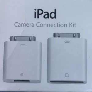 Kit de conexión de cámara original Apple iPad MC531ZM/A A1362 A1358 adaptador de 30 pines - Imagen 1 de 5