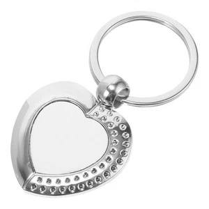 Heat Transfer Key Chain Blank Chains Metal Keychains Sublimation Blanks - Imagen 1 de 12