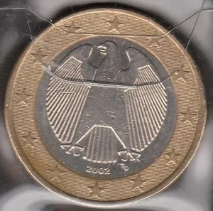 E422 Moneta Coin GERMANIA: 1 euro 2002 D - Bild 1 von 1