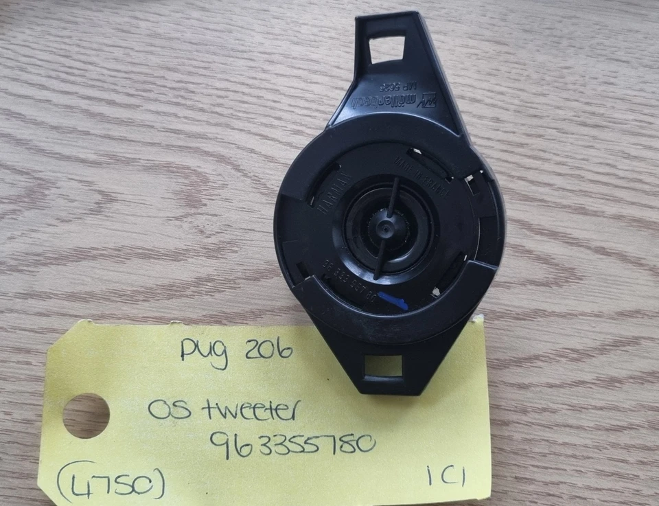 ALTAVOZ TWEETER PUERTA DELANTERA LADO IZQUIERDO/DERECHO PEUGEOT 206 9640322980 Foto 1 de 1