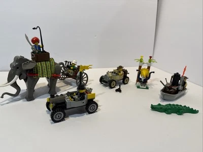 Lego Aventureros LOTE Orient Expedition/Elefant Caravan/Jungle River/Grant Scorp Foto 1 de 4