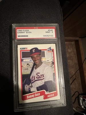 1990 Fleer - Sammy Sosa #548 (RC) - Image 1 of 2