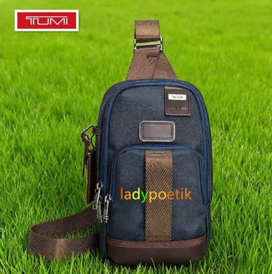 TUMI Alpha Fremont Fife Shoulder Bag Popular Model Blue Backpacks outlet T-001 - Image 1 of 4