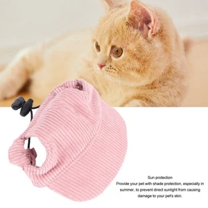 Cute Adjustable Dog Sun Hat Lightweight Shade Protection For Pets HOT - Picture 1 of 22