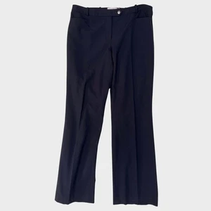 Calvin Klein Modern Fit Womens Size 10 Black Trouser Pants Poly Rayon Spandex - Picture 1 of 8