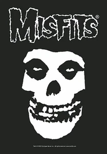 Misfits Skull large fabric poster / flag   1100mm x 750mm. Licensed produ (hr) - Picture 1 of 1