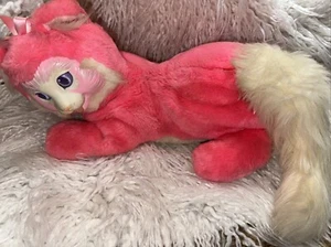 Kitty Surprise Mama Cat  Tummy Pouch Hot Pink Kitten Plush Animal 2014 - Picture 1 of 8