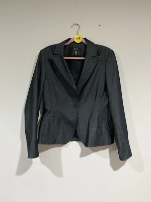 Blazer Mujer Id/entity By Lord And Taylor Denim Look Azul Talla 14 Foto 1 de 4