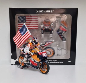 MINICHAMPS 1:12 MODELLINO MOTOGP DIE CAST HONDA RC211V N.HAYDEN 2006 MODELLISMO - Imagen 1 de 11