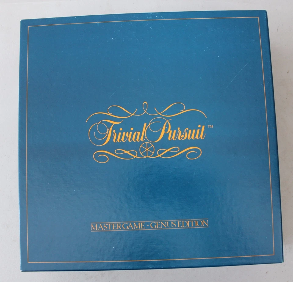 TRIVIAL PURSUIT Master Game Genus Edition 1981 Mint L#1324 - Image 1 of 4