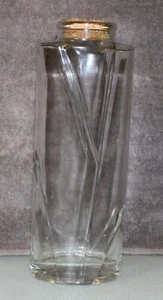 Vintage Ann's House of Nuts Clear Glass Canister Jar With Cork Lid 9.5” Tall - Picture 1 of 9