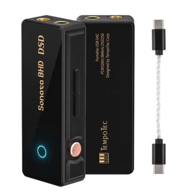 TempoTec Sonata BHD portable USB C dongle DAC&,3 Gain levels Audio Digital - Image 1 of 4