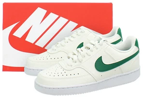 Nike Court Vision Shoes, Low Next Nature Women's Sneakers, FQ8892 Ivory & Green - Picture 1 of 9