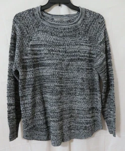NWT Jason Maxwell Women’s Black/Gray Long Sleeve Lightweight Knit Sweater Size2X - Picture 1 of 3