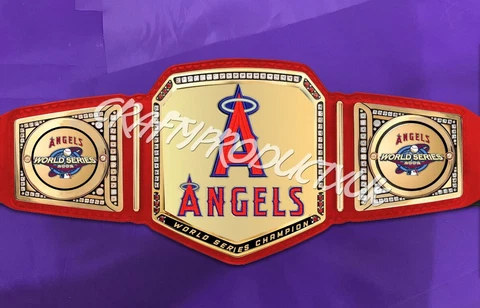 Los Angeles Angels World Series Championship Belt Cover