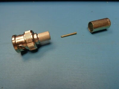 (1) ADC BNC-752D CONNECTOR COAX BNC PLUG 75 OHM 752 - Image 1 of 2