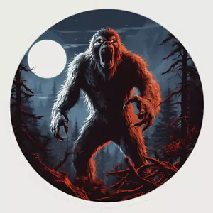 Pegatina de calcomanía críptica Sasquatch, calcomanía para parachoques botella de agua para ventana de automóvil camión - Imagen 1 de 12