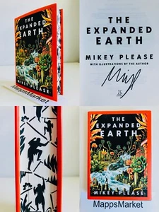 SIGNED The Expanded Earth by Mikey Please UK 1st/1st (2025, HC) Stenciled Edges - Picture 1 of 17