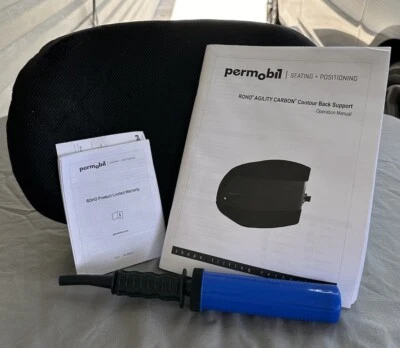 "Respaldo para silla de ruedas de fibra de carbono Roho Agility 16"" de ancho con accesorios de montaje" Foto 1 de 4