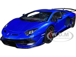 LAMBORGHINI AVENTADOR SVJ BLUE NETHUNS 1/18 MODELLAUTO VON AUTOART 79174 - Bild 1 von 6