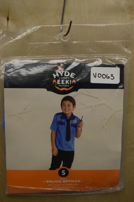 Hyde and Eek, Kids' Police Officer Costume, Size S (4-7), New - Image 1 of 4