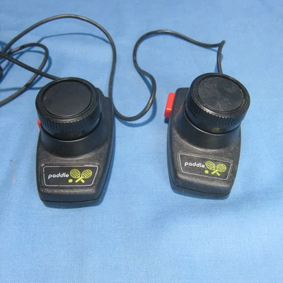 Atari 2600 Ping Pong Table Tennis Paddle Controllers Sears Telegames Vintage 70s - Image 1 of 4
