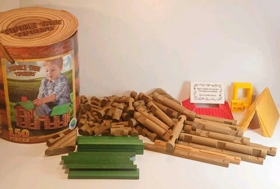 Tumble Tree Timbers 100 Pieces & Case Lincoln Logs Compatible  - Image 1 of 4