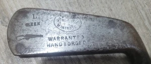 Antique Vintage J.W. Cragie Montrose Rifle Hickory Wood Shaft Golf Club Cleek - Picture 1 of 6