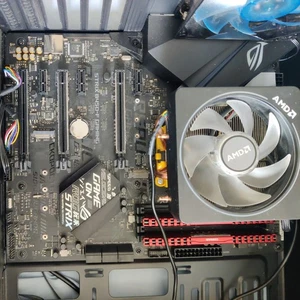 ASUS ROG STRIX B450-F Gaming Motherboard Ryzen 9 3900X, 2x8GB DDR4, 2400Mhz - Picture 1 of 8