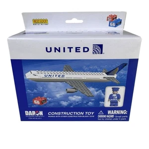 Daron United Airlines Plane 66 Pieces Construction Toy BL333-1 - Picture 1 of 2
