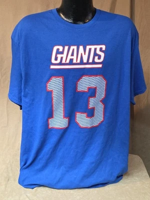 Camiseta deportiva de fútbol americano Odell Beckham Jr #13 New York Giants para hombre azul majestuoso nueva con etiquetas Foto 1 de 3