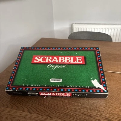Scrabble Original Spear’s Games Mattel Word  With Instructions 1988 complete  - Image 1 of 4
