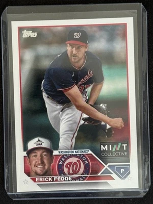 2023 Topps #258 Erick Fedde Mint Collective - Image 1 of 2