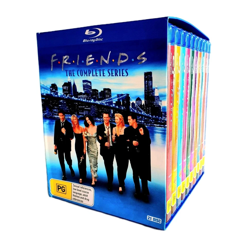 Friends The Complete Series Seasons 1-10 Blu-ray Comedy Gift Box Set, Region B - image 1 of 4