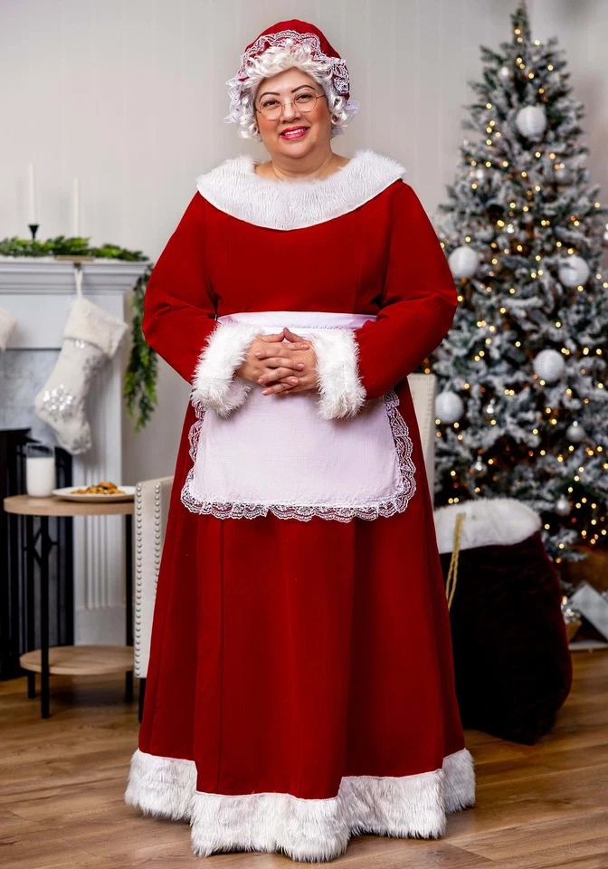 Plus Size Mrs Claus Costume - image 1 of 1