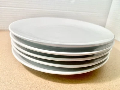 "Juego de 5 platos blancos de ensalada/postre/ensalada IKEA Fargrik 12011 8"" modernos descatalogados" Foto 1 de 4