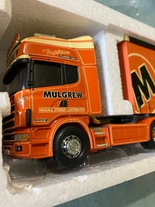 Corgi 1/50 Scania R Topline Curtainside Trailer by Mulgrew Haulage - Picture 1 of 5