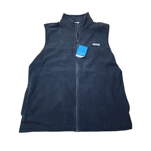 Columbia PFG Sportswear Company NWT Men's XL Fleece Vest Black - Picture 1 of 5