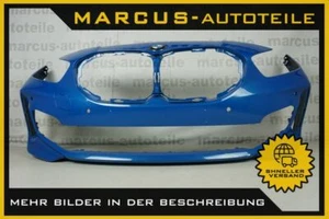 BMW 1er F40 M-Sport ab bj. 2019 Stoßstange Vorne Original 8070928 M-Paket Blau - Picture 1 of 12