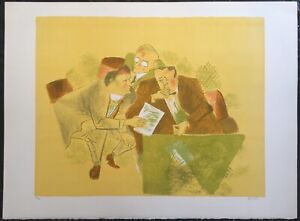 William Gropper American Lithograph Signed Listed